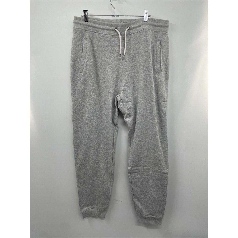 Lager 157 Viggo Sweatpants Mens 2XL Heather Gray Fleece Lined Drawstring NWOT